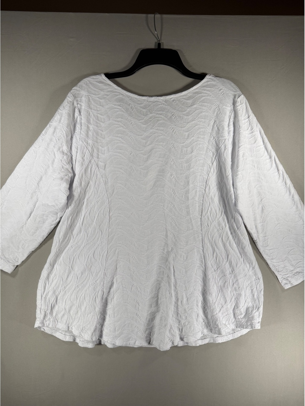 Habitat Women's White Textured Cotton Top XXL - Picture 6 of 6